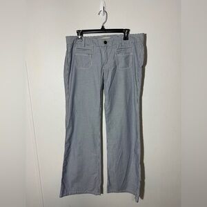 GAP Limited Edition Gray Striped Wide Leg Pants Size 10